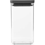 Brabantia Četvrtaste posude za zalihe koje se mogu slagati, Tasty+, dark grey - 1,6 L Cijene
