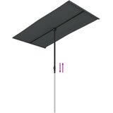  Vrtni suncobran s aluminijskim stupom 180 x 110 cm antracit | Eponuda.ba