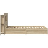  Okvir kreveta s pohranom s ladicama Hrast sonoma 100 x 200 cm | Eponuda.com
