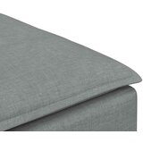  Modularni kauč s podnožjem svijetlo sivi 100x100x48 cm - Svjetlosiva tabure | shoptok.hr