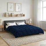 Puni Polna celoletna prevleka Temno modra 220 x 240 cm Mikrovlakna, (5000284265) | Shoptok.si