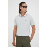 Levi's Polo majica za muškarce, boja: siva, s aplikacijom