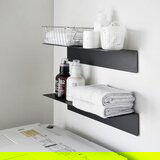YAMAZAKI Crna metalna polica 50 cm – | shoptok.hr