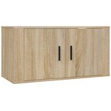  3-dijelni set TV ormarića boja hrasta sonome konstruirano drvo Smeđa | Shoptok.si