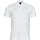 G-star Raw Polo majice kratki rokavi Dunda slim polo s\s Bela Cene
