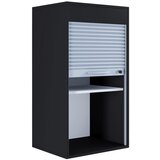 MID.YOU pisarniška omara aktos l, črna | Shoptok.si