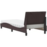  Krevet s madracem Hanko tamnosmeđi 90 x 200 cm od tkanine | shoptok.hr