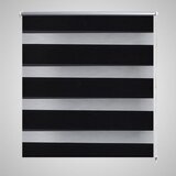 vidaXL Črtasti Zebra Rolo / Senčilo velikost 120 x 230 cm Črna barva Cene