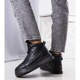 Gemre Black insulated Korti sneakers | Shoptok.si