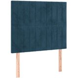 Box spring krevet s madracem tamnoplavi 80 x 200 cm baršunasti | shoptok.hr