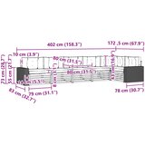  Set vanjskih sofa 6 pcs Prirodna i antracit 402 x 172,5 x 73 cm | shoptok.hr