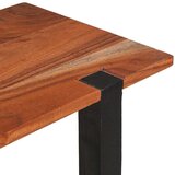  Konzolna stolica s policom Smeđa i crna 110 x 30 x 75 cm | shoptok.hr