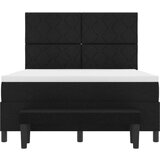 vidaXL Box Spring krevet s madracem i klupom Crna 140x200 cm Tkanina | shoptok.hr