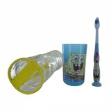 NOBRAND Tinokou, Otroški komplet Sponge Bob 3 kosi, Večbarvno, (5000071250) | Shoptok.si