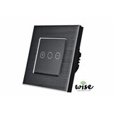 Wise Wifi dimer, aluminijumski panel - crni WD0013 Cene