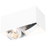 QAZQA Smart spot wit rechthoekig 2-lichts incl. 2 Wifi GU10 111mm - Box Cene