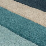 Flair Rugs Plava/bež vunena staza 66x300 cm Collage – | shoptok.hr