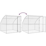  Kućica za pse s pohranom 4 pcs Srebrno 8 x 2 x 2 m Čelik | shoptok.hr