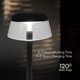  LED prigušiva punjiva dodirna stona lampa LED/3W/5V 3000-6000K crna | Eponuda.com