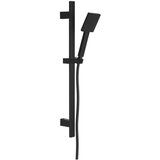 Sapho Mat crni set za tuš kabinu od nehrđajućeg čelika sa ručnim tušem/s kliznim nosačem 70 cm – | shoptok.hr