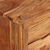 TV ormarić od masivnog bagremovog drva s izrezbarenim vratima 117 x 30 x 40 cm | shoptok.hr