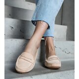 Gemre Beige eco-suede loafers Cellarengo | Shoptok.si