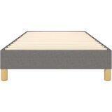  Za krevet s oprugama tamnosivi 100 x 200 cm od tkanine | shoptok.hr
