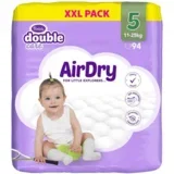 plenice double care air dry za enkratno uporabo 5 junior (11-25 kg), 94 kos 100486
