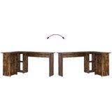  Stol Dimljeni hrast 142 x 102 x 73 cm Konstruirano drvo | shoptok.hr