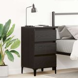  Noćni ormarić Crna Hrast 40x35x70 cm Konstruirano drvo | shoptok.hr