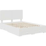  Okvir za krevet Bijelo 140 x 190 cm Konstruirano drvo | shoptok.hr