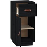  Komoda crna 34 x 40 x 75 cm od masivne borovine | shoptok.hr