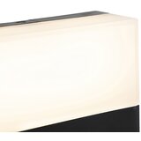 QAZQA Moderna zunanja stenska svetilka črna IP44 z LED - Dualy Cene