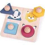 Bigjigs Toys Puzzle Animals sestavljanka 12m+ 24 kos | Shoptok.si