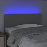  LED uzglavlje svjetlosivo 100x5x78/88 cm od tkanine | shoptok.hr