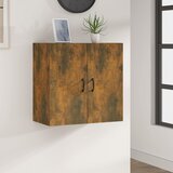 vidaXL Stenska omarica dimljeni hrast 60x31x60 cm konstruiran les Cene