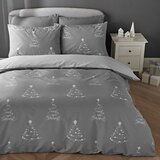 Catherine Lansfield Siva posteljina za bračni krevet/za produženi krevet 230x220 cm A Lot Like Christmas – | shoptok.hr