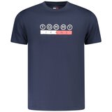 Tommy Hilfiger muška majica kratkih rukava s tiskanom zastavom tamnoplava | shoptok.hr