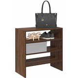 vidaXL Regal za čevlje 2 kosa zložljiva rjavi hrast 60x30x30,5 cm Cene
