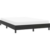 vidaXL posteljni okvir brez vzmetnice črna 140x210 cm žamet | Shoptok.si