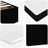 vidaXL otomanski okvir kreveta s madracem crni 120x190cm umjetna koža | shoptok.hr