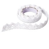  Pamučna samoljepljiva čipka 1.8 m - White (kreativni pribor) | shoptok.hr