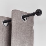 Luance set karniša razvlačni Villalouise O19 210-380 cm metal mat crna | shoptok.hr