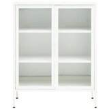 Premier Housewares Bijela željezna vitrina 80x102x40 cm Acier – | shoptok.hr
