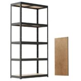 Expert profesionalna metalna polica mat crna 180x90x40cm 875 kg RB175 | Eponuda.ba