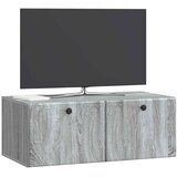 TV Omarica za TV, ki jo lahko montiraš na steno Siva Sonoma, (5000220402) | Shoptok.si