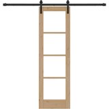  Klizna vrata ORKDAL Prirodna i crna 61 x 198,5 cm | shoptok.hr