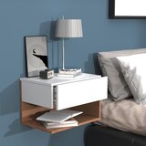 MID.YOU Nočna Omarica Usal Xl 45, Hrast, Bela | Shoptok.si
