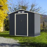  Vanjska metalna sjenica, dim. 213 x 162 x 117 cm - siva | shoptok.hr