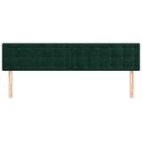  Uzglavlja tamnozelena 180x5x78/88 cm baršunasta | shoptok.hr